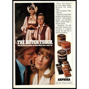 1978 Amphora Vintage Print Ad Dutch  Portrait Wall Art